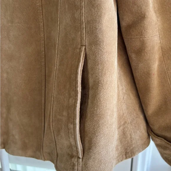 Suede/Leather jacket. XL - Picture 4 of 6